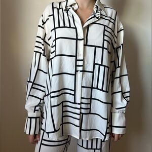 Dynamite Geometric Satin Set